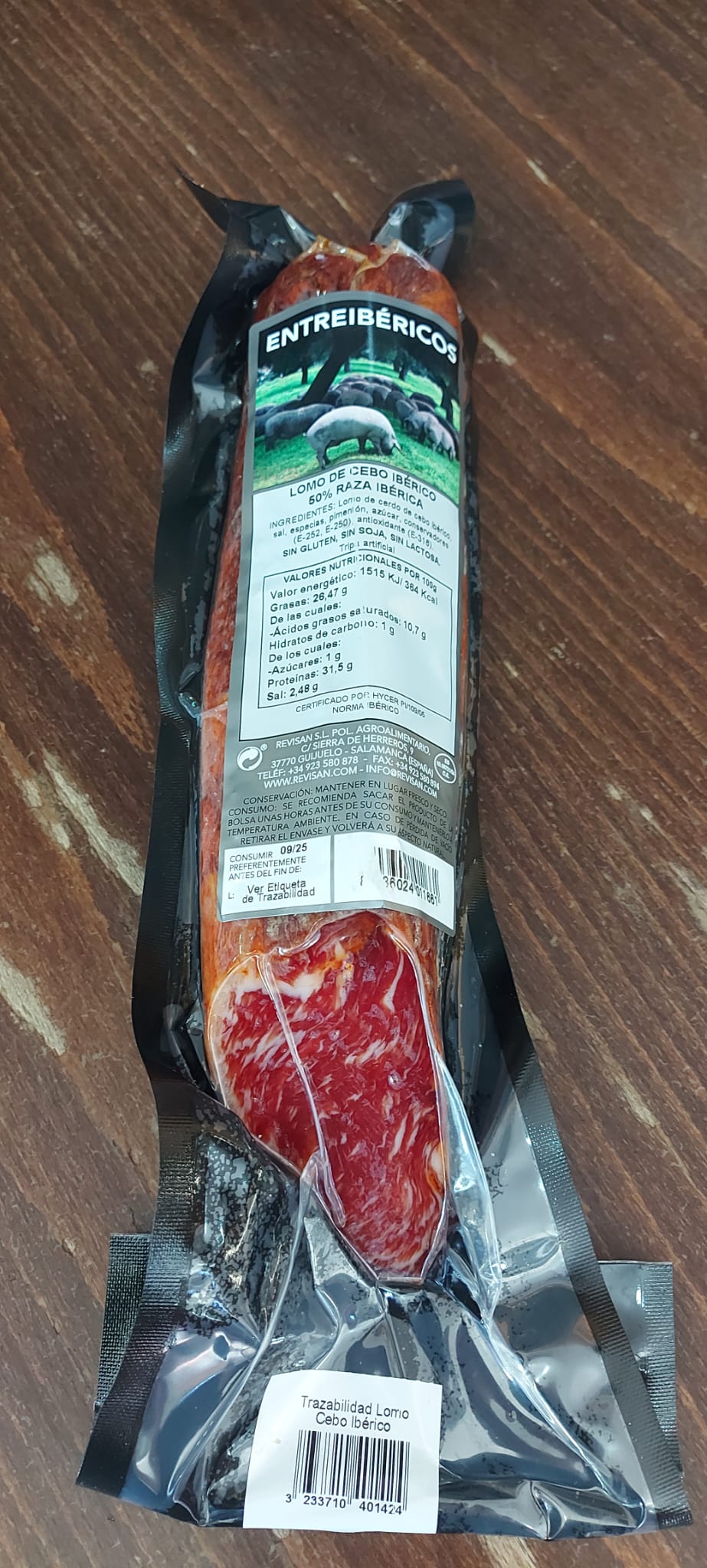 1/2 Piece of Guijuelo Iberian Loin