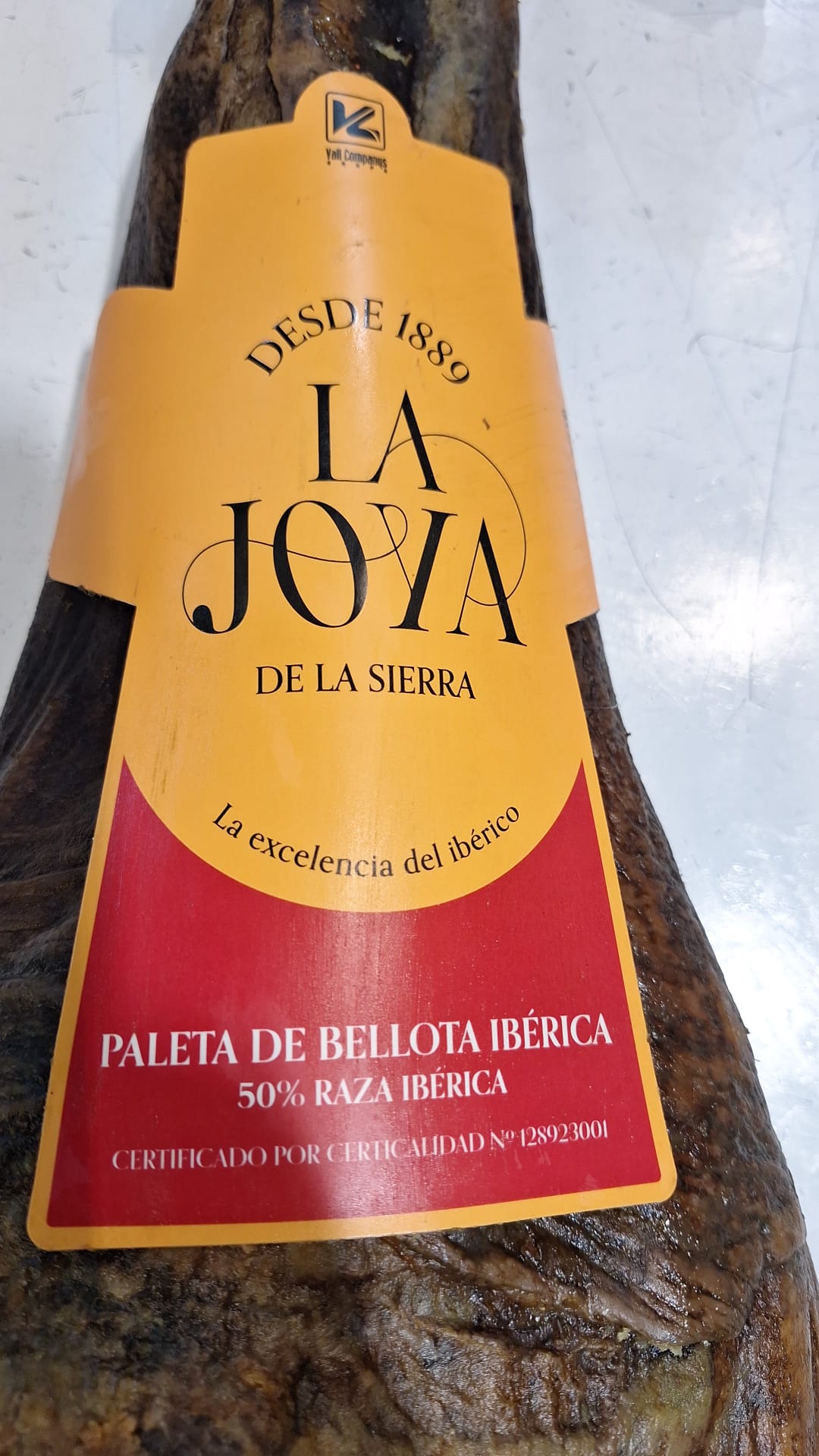 Paleta Bellota "La Joya" Etiqueta Roja